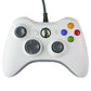 Microsoft Xbox 360 Wired (Circular Connector) Controller - White