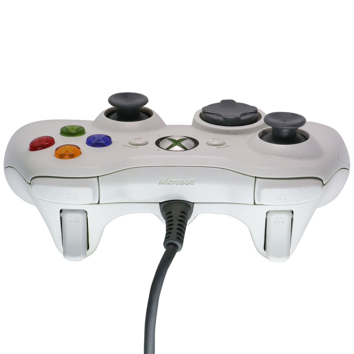 Microsoft Xbox 360 Wired (Circular Connector) Controller - White
