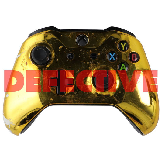 Microsoft Xbox Wireless Controller (1708) for Xbox One and Windows - Gold Gaming/Console - Controllers & Attachments Microsoft - Simple Cell Bulk Wholesale Pricing - USA Seller