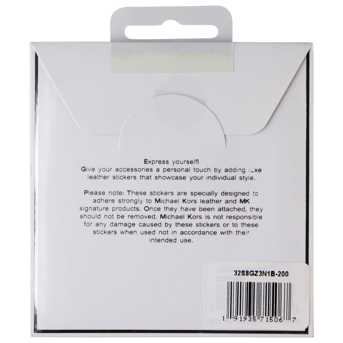 Michael Kors Phone Pocket Sticker with Adhesive Backing - Brown Cell Phone - Cases, Covers & Skins Michael Kors - Simple Cell Bulk Wholesale Pricing - USA Seller