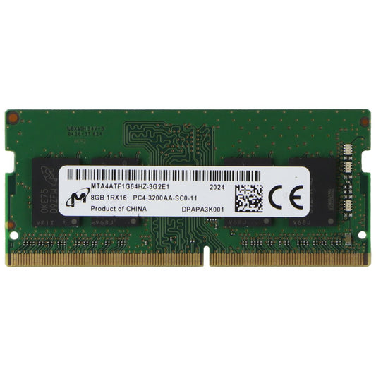 Micron (8GB) DDR4 1Rx16 (PC4-3200AA) Laptop RAM Memory MTA4ATF1G64HZ-3G2E1 Computer Parts - Memory (RAM) Micron    - Simple Cell Bulk Wholesale Pricing - USA Seller