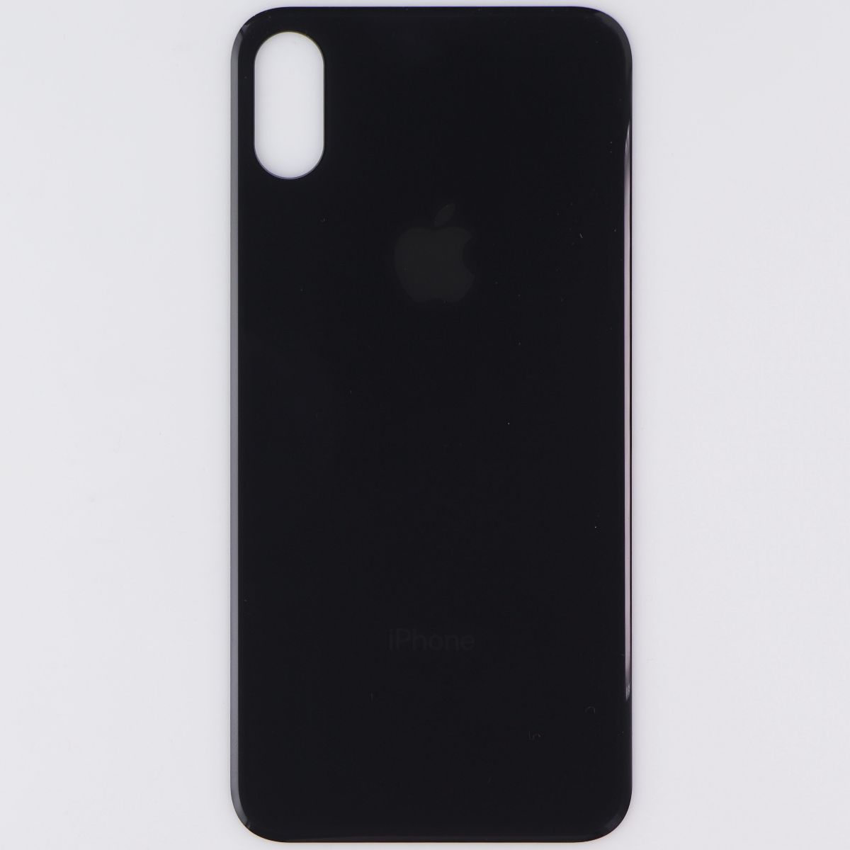 Repair Part - Back Glass Panel for Apple iPhone X - Black with Logo Cell Phone - Replacement Parts & Tools Unbranded - Simple Cell Bulk Wholesale Pricing - USA Seller
