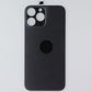Repair Part - Back Glass Panel for Apple iPhone 13 Pro Max - Black with Logo Cell Phone - Replacement Parts & Tools Mobile Sentrix - Simple Cell Bulk Wholesale Pricing - USA Seller