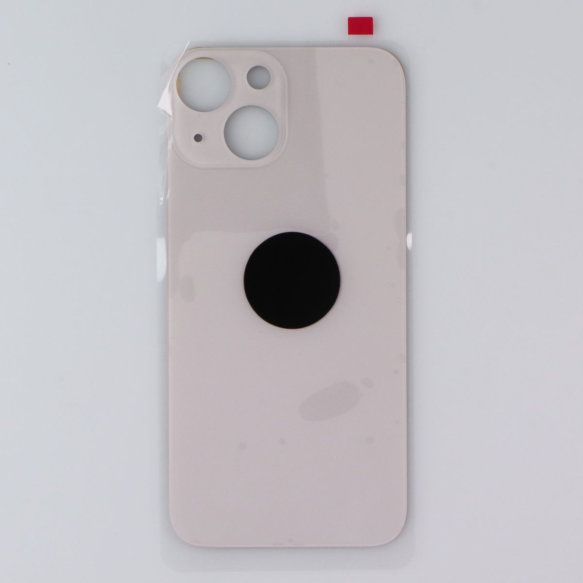 REPAIR PART - iPhone 13 Mini Back Glass - Pink with LOGO Cell Phone - Replacement Parts & Tools Unbranded - Simple Cell Bulk Wholesale Pricing - USA Seller