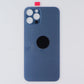 Repair Part - Back Glass for Apple iPhone 12 Pro (A2341) - Blue with Logo