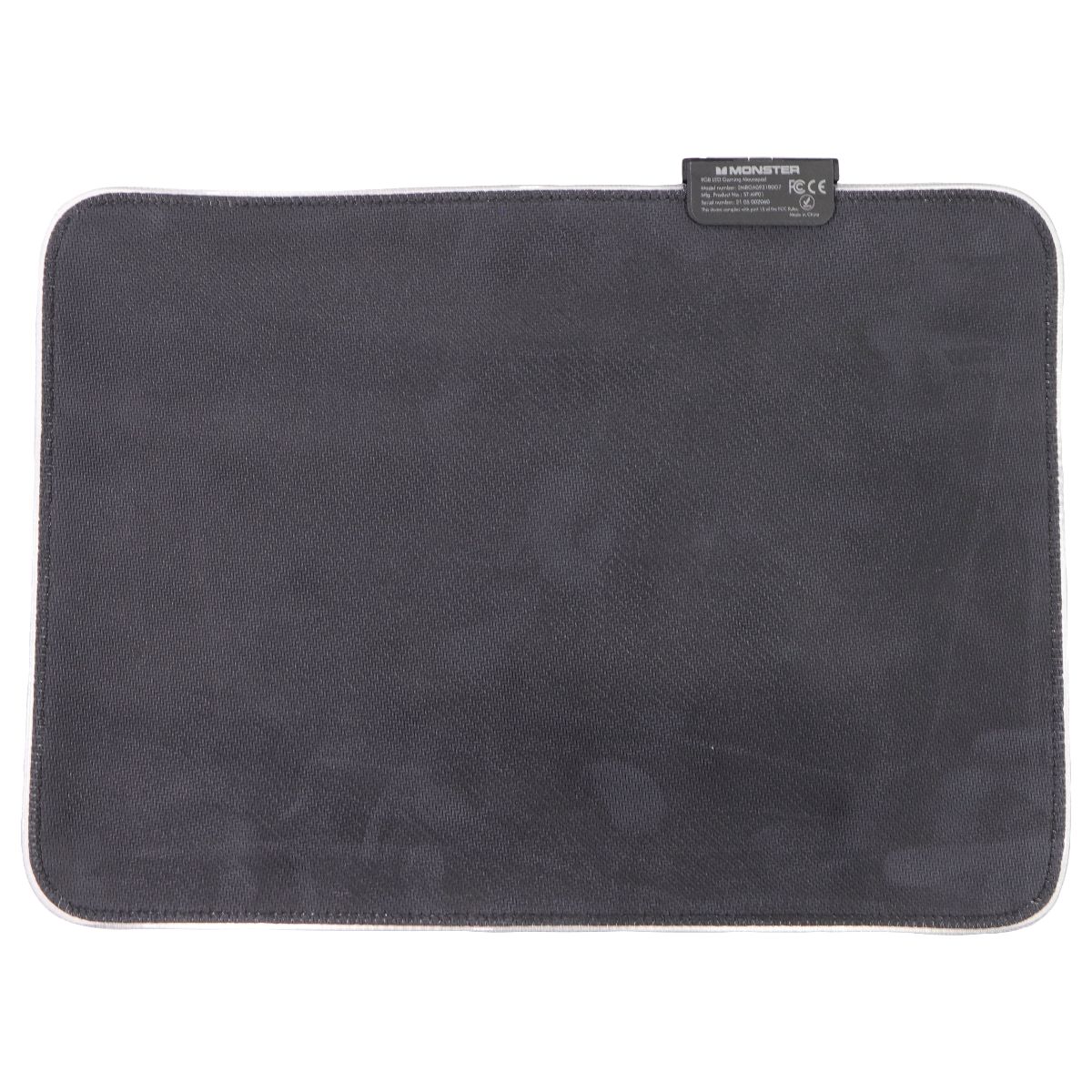 Monster (14 in x 10 in) Wired LED Gaming Mouse Pad with USB Cable - Black / RGB Computer Accessories - Mouse Pads & Wrist Rests Monster - Simple Cell Bulk Wholesale Pricing - USA Seller