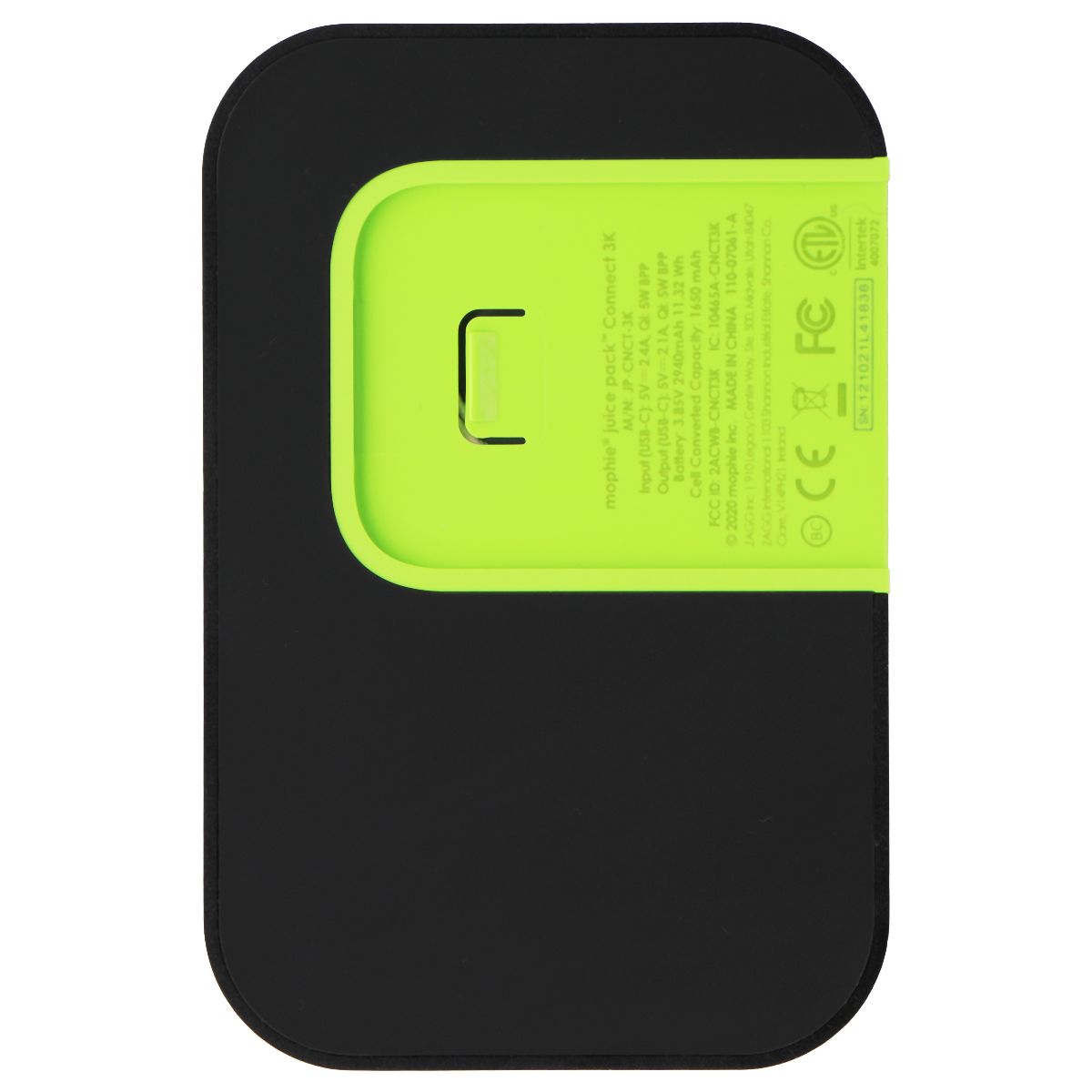 Mophie Juice Pack Connect Mini Compact Battery - Black (3000mAh) Cell Phone - Chargers & Cradles Mophie    - Simple Cell Bulk Wholesale Pricing - USA Seller