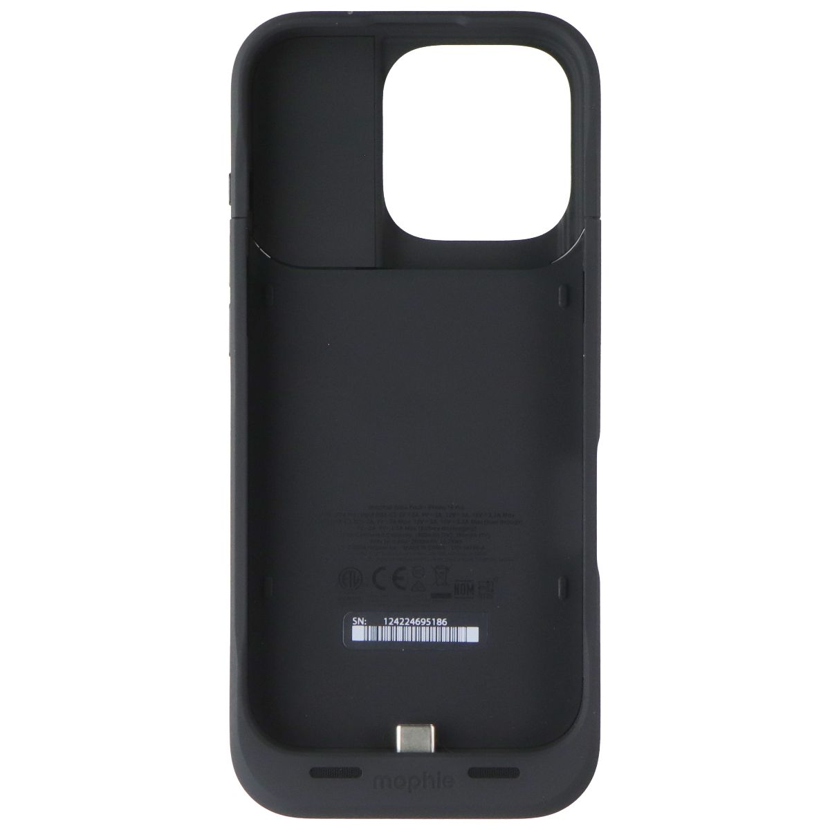 Mophie Juice Pack Slim Protective Charging Case for Apple iPhone 16 Pro - Black Cell Phone - Chargers & Cradles Mophie - Simple Cell Bulk Wholesale Pricing - USA Seller