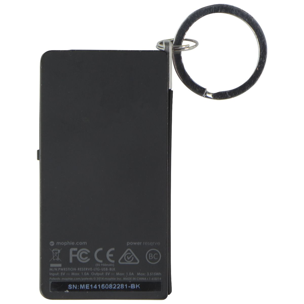 Mophie Powerstation Reserve with Lightning 8-Pin Connector (1,300mAh) - Black Cell Phone - Chargers & Cradles Mophie - Simple Cell Bulk Wholesale Pricing - USA Seller