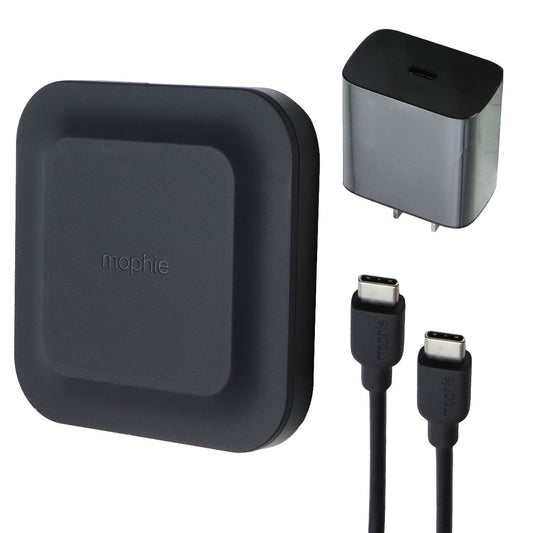 Mophie 15W Universal Wireless Charging Pad w/ USB-C Wall Adapter & Cable - Black Cell Phone - Chargers & Cradles Mophie - Simple Cell Bulk Wholesale Pricing - USA Seller