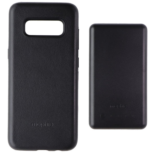 Mophie Leather Charge Force Case & Qi PowerStation mini for Galaxy S8 - Black Cell Phone - Cases, Covers & Skins Mophie    - Simple Cell Bulk Wholesale Pricing - USA Seller