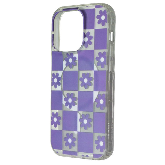 Mybat Pro Mood Series for MagSafe for Apple iPhone 14 Pro - Retro Purple Floral Cell Phone - Cases, Covers & Skins MyBat - Simple Cell Bulk Wholesale Pricing - USA Seller