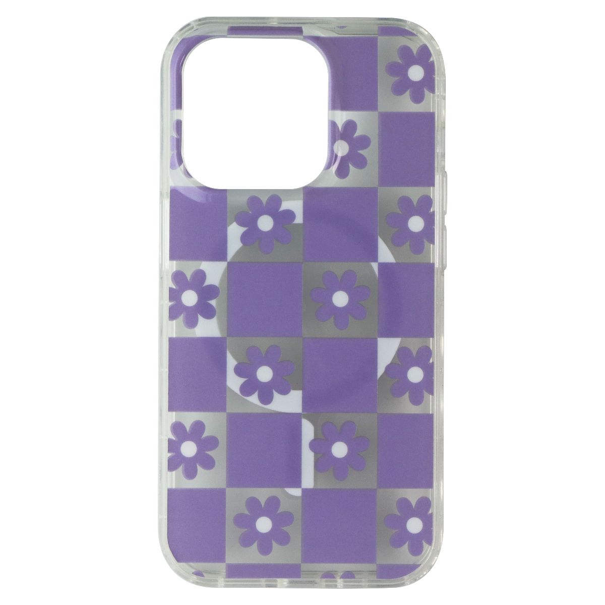Mybat Pro Mood Series for MagSafe for Apple iPhone 14 Pro - Retro Purple Floral Cell Phone - Cases, Covers & Skins MyBat - Simple Cell Bulk Wholesale Pricing - USA Seller