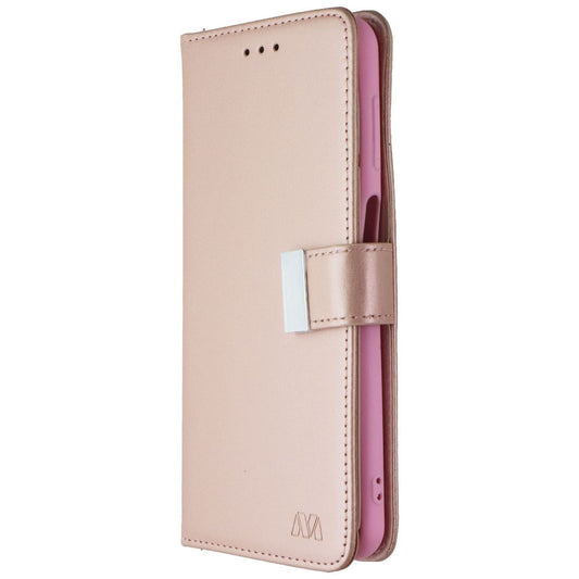 Mybat MyJacket Wallet Case for Samsung Galaxy A23 5G - Pink Leather Cell Phone - Cases, Covers & Skins MyBat - Simple Cell Bulk Wholesale Pricing - USA Seller