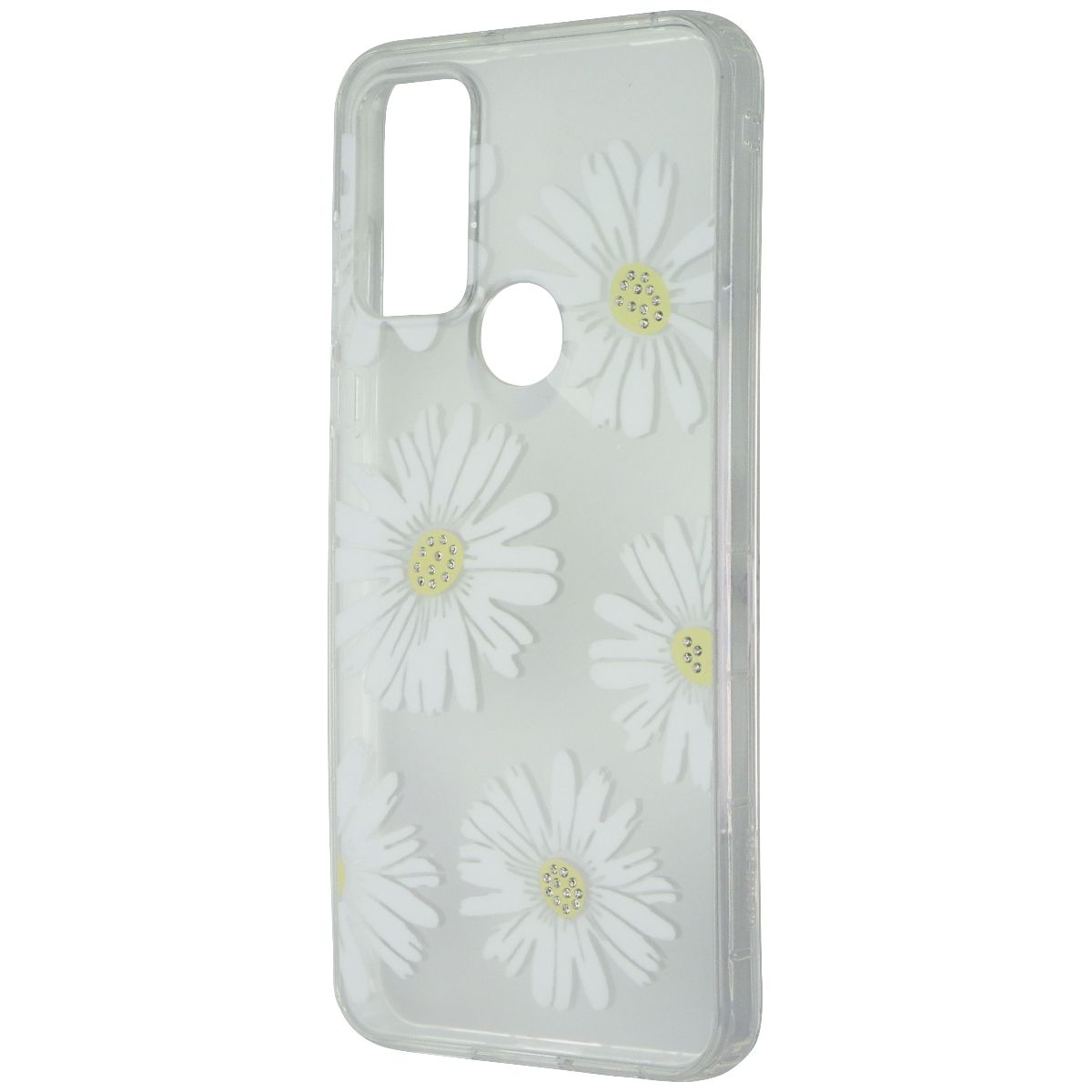 MyBat Pro Mood Series for Motorola Moto G Play (2023) - Happy (Clear/Daisy) Cell Phone - Cases, Covers & Skins MyBat - Simple Cell Bulk Wholesale Pricing - USA Seller