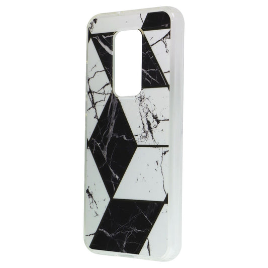 MyBat Fuse Series Case for Motorola Moto G Play 5G (2021) - White/Black Marble Cell Phone - Cases, Covers & Skins MyBat - Simple Cell Bulk Wholesale Pricing - USA Seller