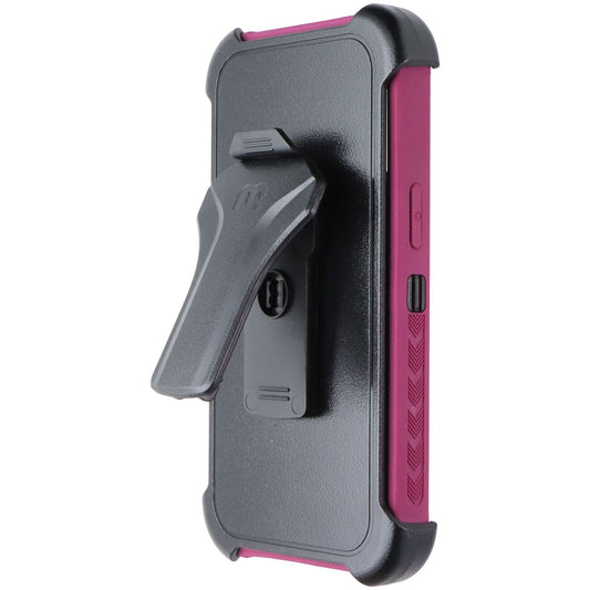 Mybat Pro Maverick Series Case + Holster for Apple iPhone 13 Pro - Plum
