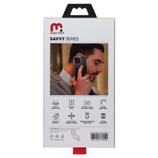 Mybat Pro Savvy Series Slim Protective Case for Apple iPhone 14 Pro - Clear