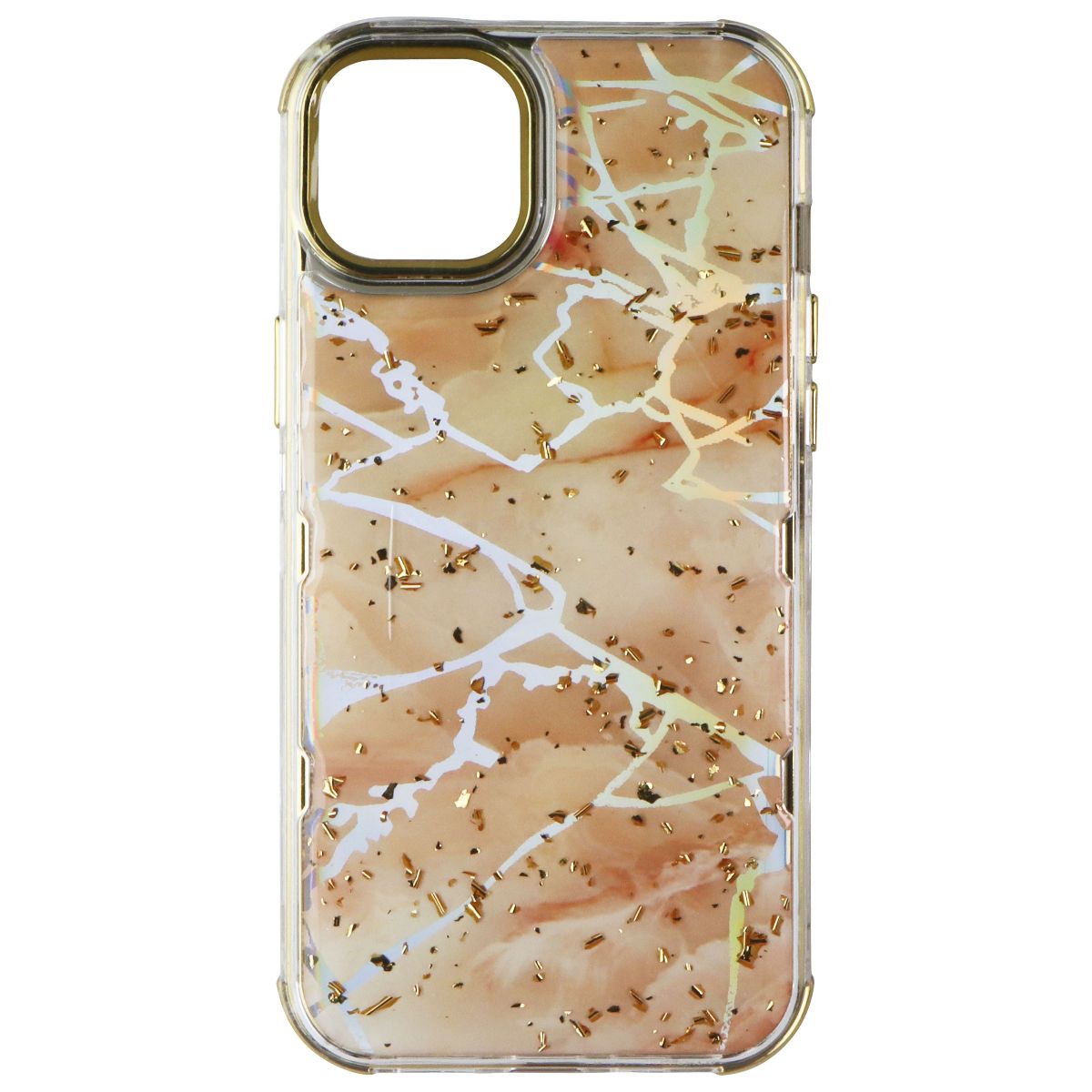 MyBat Pro Tuff Series Case for Apple iPhone 14 Plus - Pale Yellow / Silver Cell Phone - Cases, Covers & Skins MyBat Pro - Simple Cell Bulk Wholesale Pricing - USA Seller
