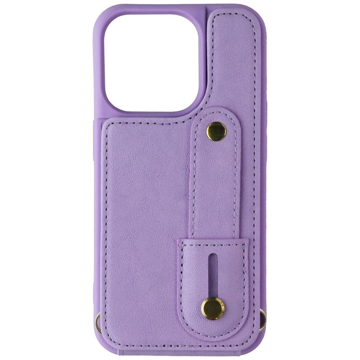 MyBat Pro Clutch Crossbody Wallet Case for Apple iPhone 15 Pro - Purple