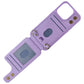 MyBat Pro Clutch Crossbody Wallet Case for Apple iPhone 15 Pro - Purple