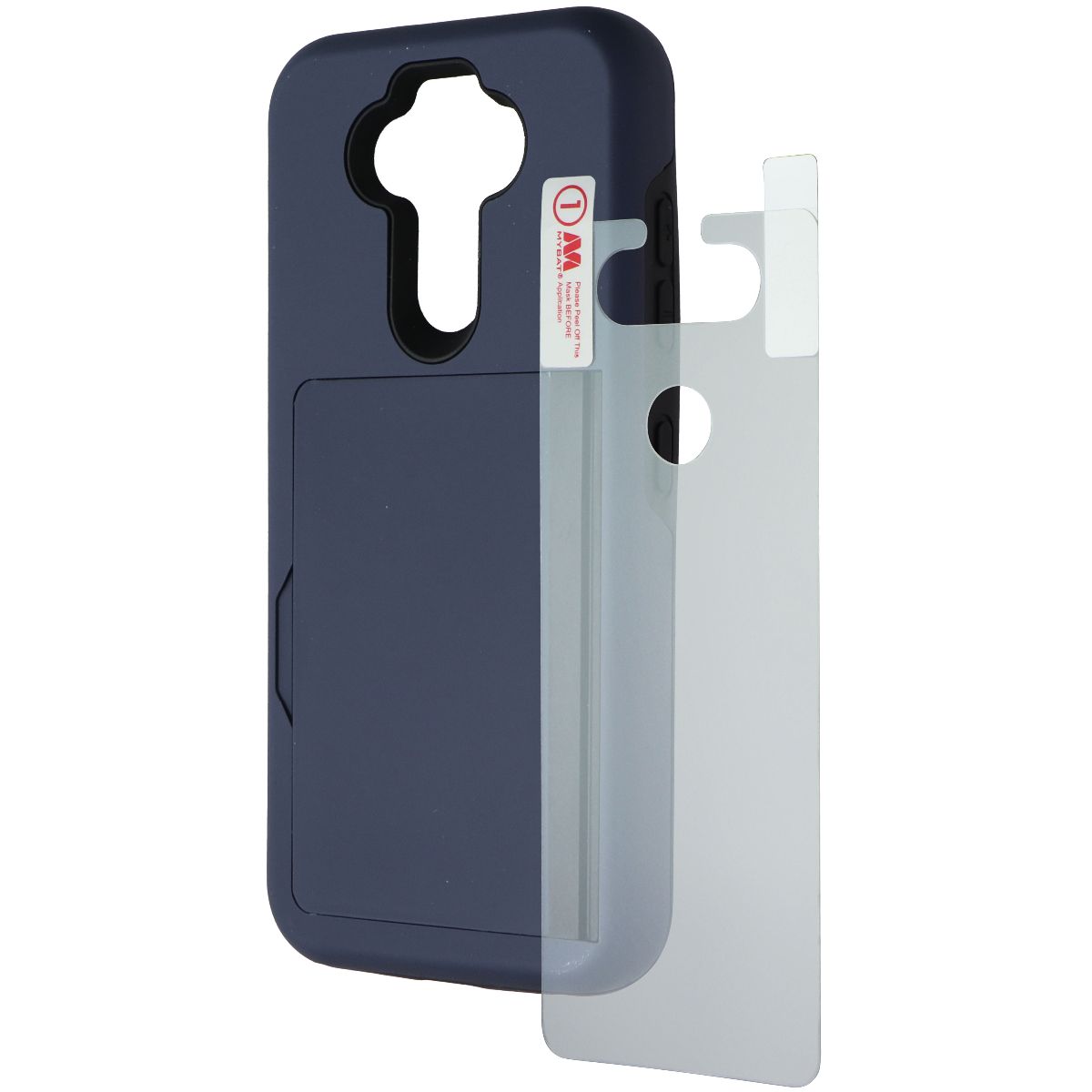 MyBat Pocket Hybrid Series Protective Case for LG K31/Aristo 5/Fortune 3 - Blue Cell Phone - Cases, Covers & Skins MyBat - Simple Cell Bulk Wholesale Pricing - USA Seller