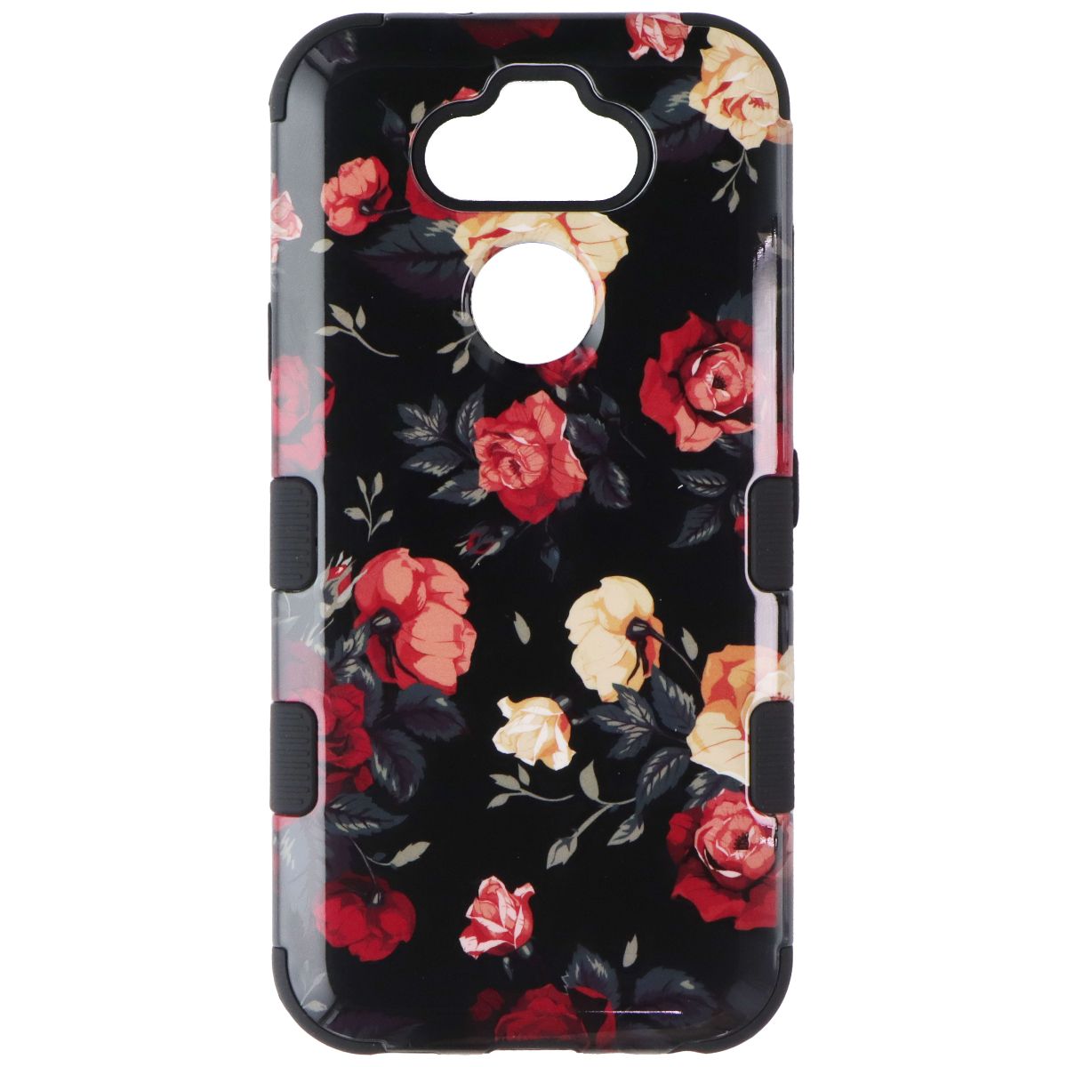 MyBat TUFF Dual Layer Case for LG K31 / Aristo 5 / Fortune 3 - Roses/Black Cell Phone - Cases, Covers & Skins MyBat - Simple Cell Bulk Wholesale Pricing - USA Seller