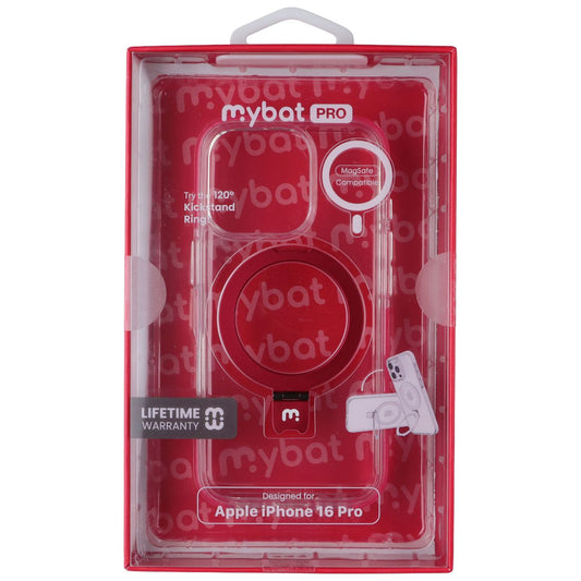 MyBat Pro Lure Series Kickstand Case for MagSafe for Apple iPhone 16 Pro - Red