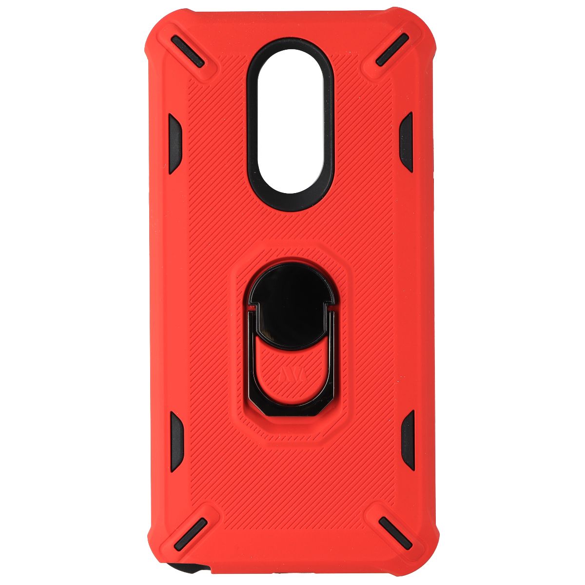 MyBat Premium Hard Case with FingerRing for LG Stylo 5 - Red/Black Cell Phone - Cases, Covers & Skins MyBat - Simple Cell Bulk Wholesale Pricing - USA Seller