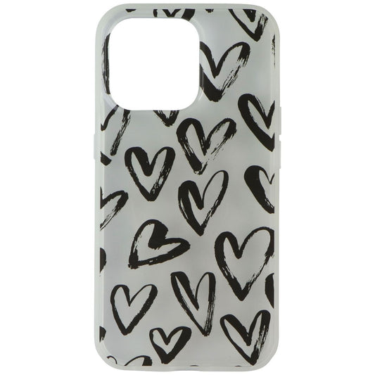 Mybat Pro Mood Series Slim Case for Apple iPhone 13 Pro - Black Hearts