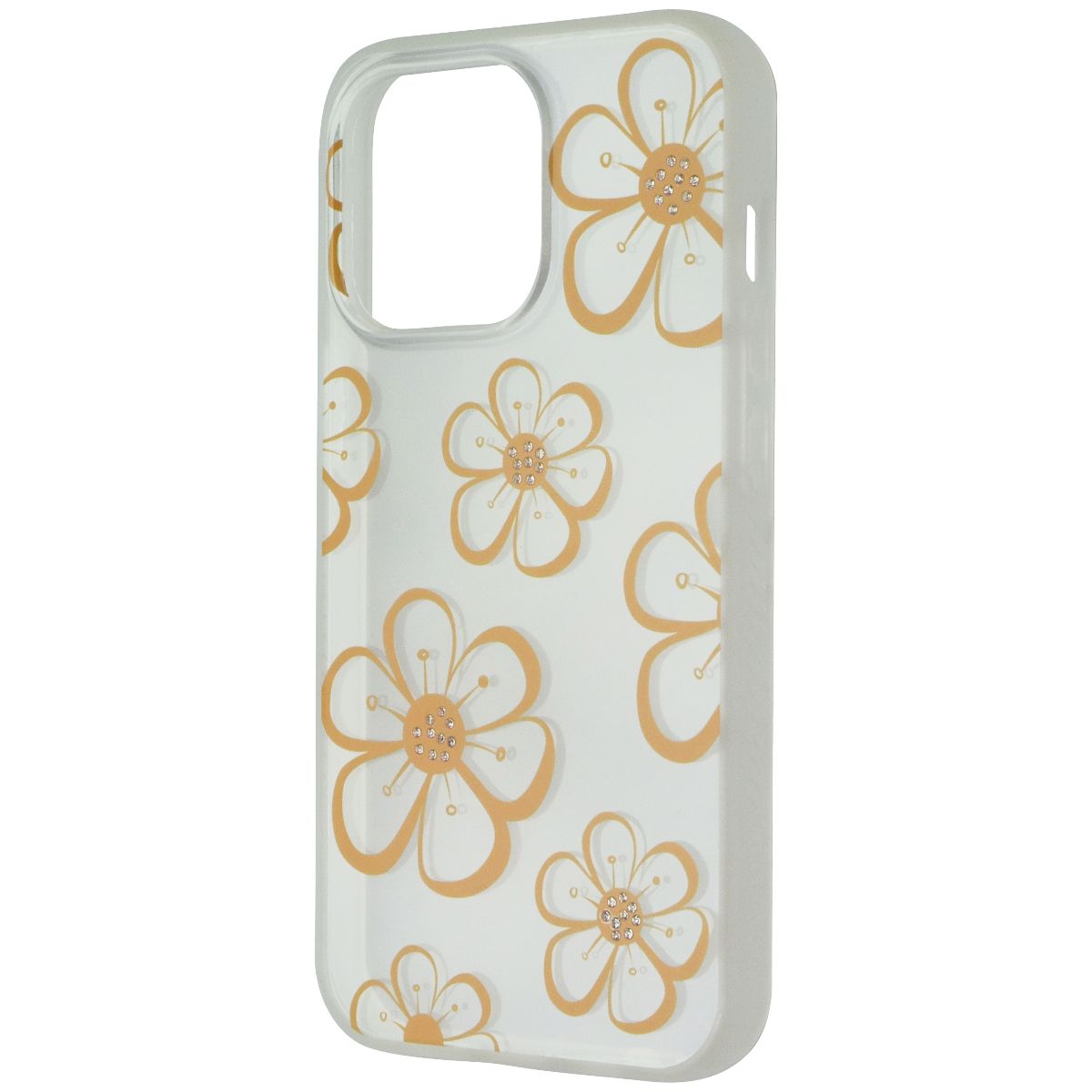MyBat Pro Mood Series Case for Apple iPhone 13 Pro - Bling Diamond Flowers Cell Phone - Cases, Covers & Skins MyBat Pro - Simple Cell Bulk Wholesale Pricing - USA Seller