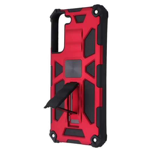 MyBat Sturdy Hybrid Kickstand Case for Samsung Galaxy S22+ (Plus) - Red / Black Cell Phone - Cases, Covers & Skins MyBat - Simple Cell Bulk Wholesale Pricing - USA Seller