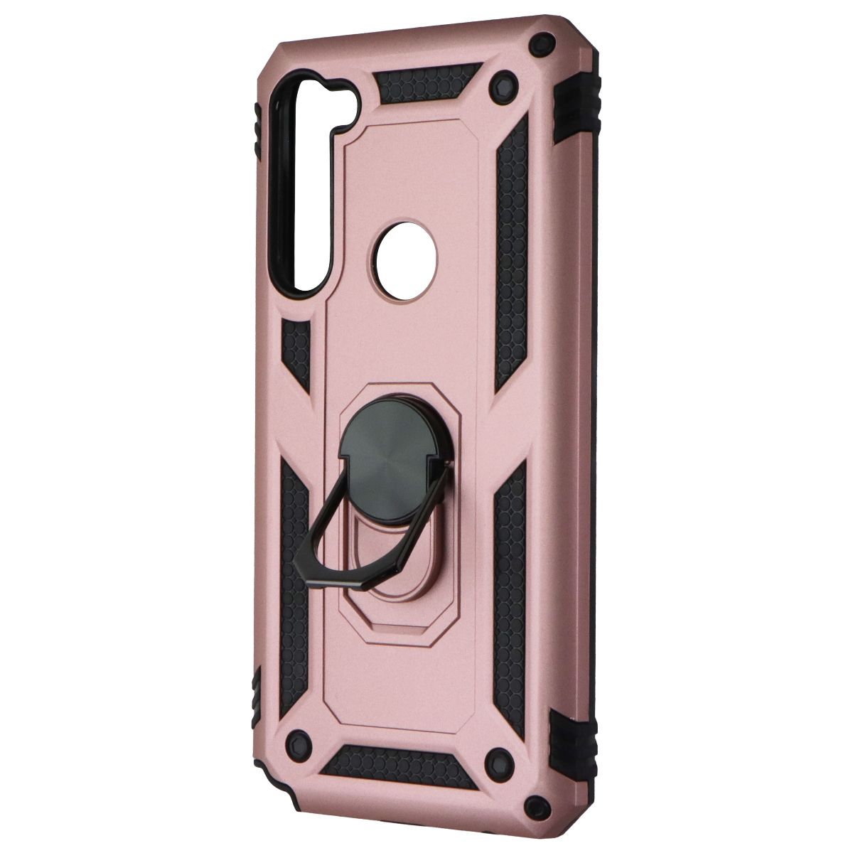 Mybat Premium Case w/ Ring Stand for Motorola Moto G Stylus - Rose Gold / Black Cell Phone - Cases, Covers & Skins MyBat - Simple Cell Bulk Wholesale Pricing - USA Seller