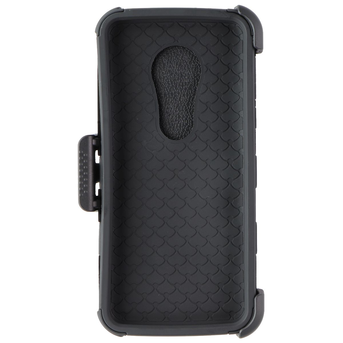 MyBat Dual Layer Case & Holster for Motorola Moto G6 Play - Matte Black Cell Phone - Cases, Covers & Skins MyBat - Simple Cell Bulk Wholesale Pricing - USA Seller