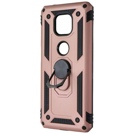 MyBat PopTop Series Ring Stand Case for Motorola Moto E (2020) - Rose Gold