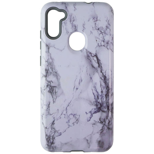 MyBat Fuse Hybrid Series Dual-Layer Case for Samsung Galaxy A11 - White Marble