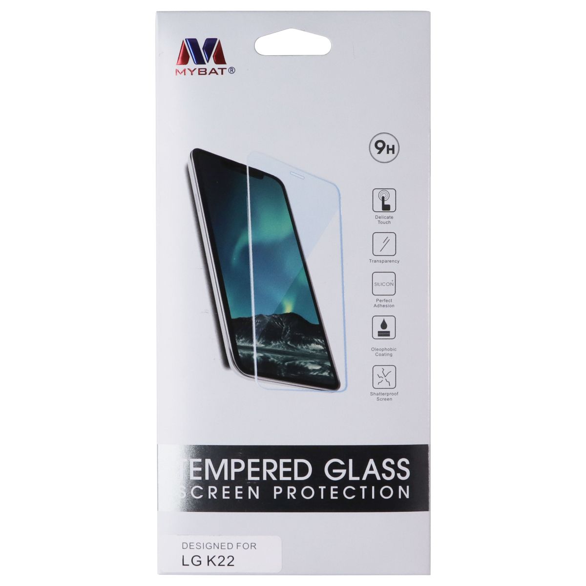 MyBat 9H Tempered Glass Screen Protector for LG K22 - Clear Cell Phone - Screen Protectors MyBat - Simple Cell Bulk Wholesale Pricing - USA Seller