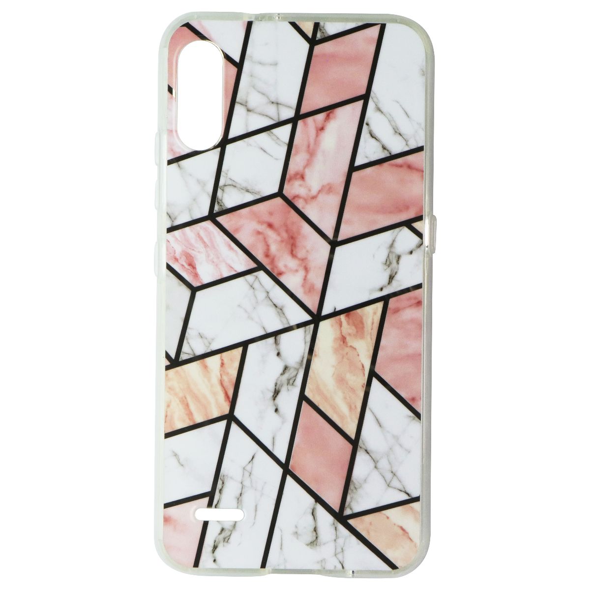 MyBat Fusion Series Case for Samsung Galaxy LG K22 - Electroplated Pink Marbling Cell Phone - Cases, Covers & Skins MyBat - Simple Cell Bulk Wholesale Pricing - USA Seller