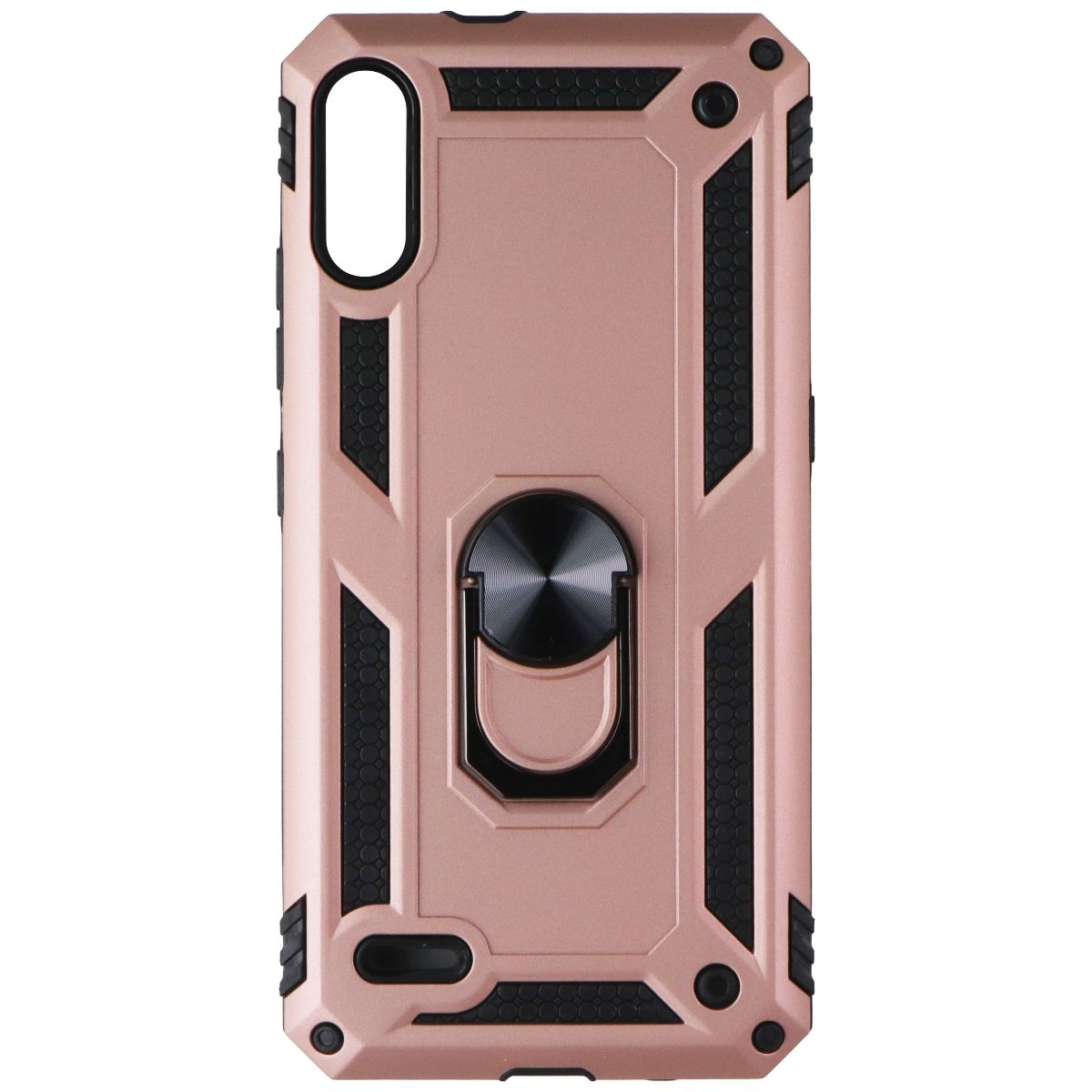 MyBat Pro Anti-Drop Series Ring Stand Case for LG K22 - Rose Gold / Black Cell Phone - Cases, Covers & Skins MyBat Pro - Simple Cell Bulk Wholesale Pricing - USA Seller