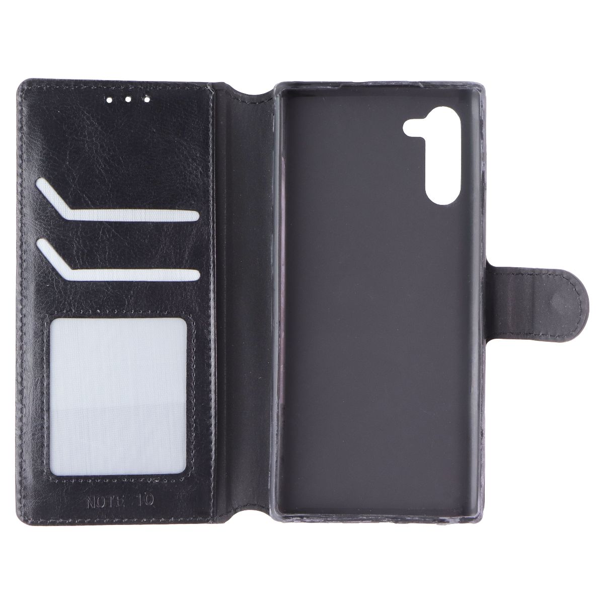 MyBat MyJacket Wallet Element Series Case for Samsung Galaxy Note10 - Black Cell Phone - Cases, Covers & Skins MyBat - Simple Cell Bulk Wholesale Pricing - USA Seller