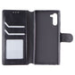 MyBat MyJacket Wallet Element Series Case for Samsung Galaxy Note10 - Black Cell Phone - Cases, Covers & Skins MyBat - Simple Cell Bulk Wholesale Pricing - USA Seller
