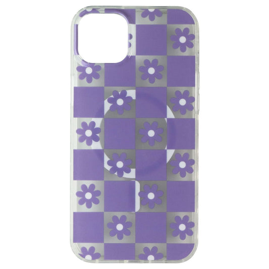 MyBat Pro Mood Series Case for MagSafe for iPhone 14 Plus - Retro Purple Floral