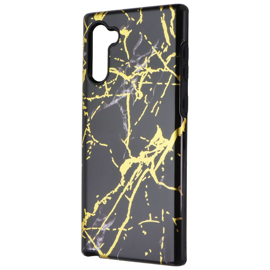 MyBat Fuse Hybrid Protective Cover for Samsung Galaxy Note10 - Black/Gold Marble