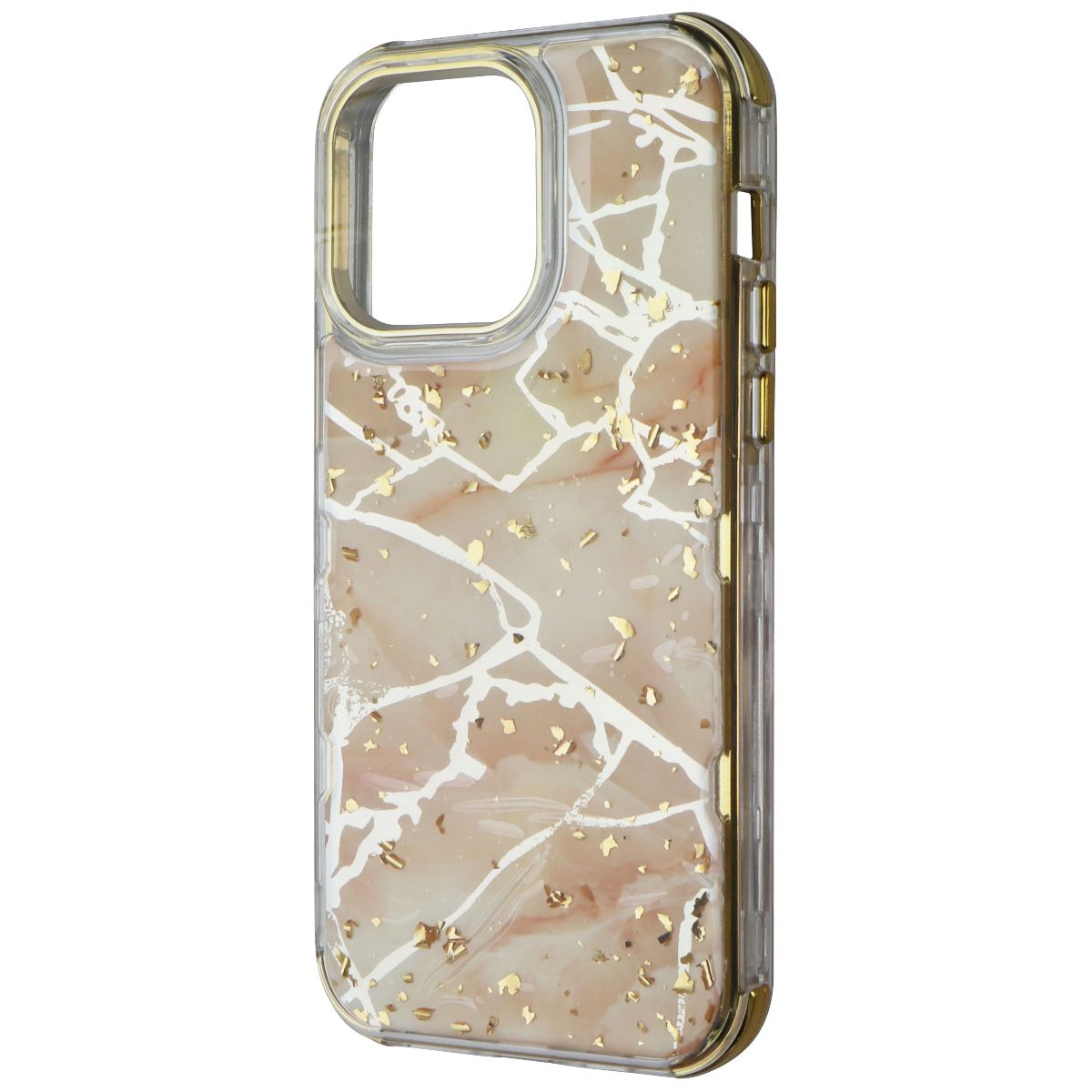 MyBat Pro Tuff Kleer Series Case for Apple iPhone 14 Pro Max - Tan Marbling Cell Phone - Cases, Covers & Skins MyBat Pro - Simple Cell Bulk Wholesale Pricing - USA Seller