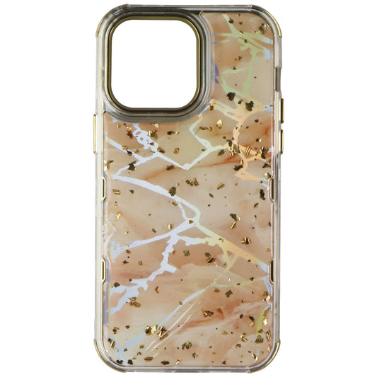 MyBat Pro Tuff Kleer Series Case for Apple iPhone 14 Pro Max - Tan Marbling