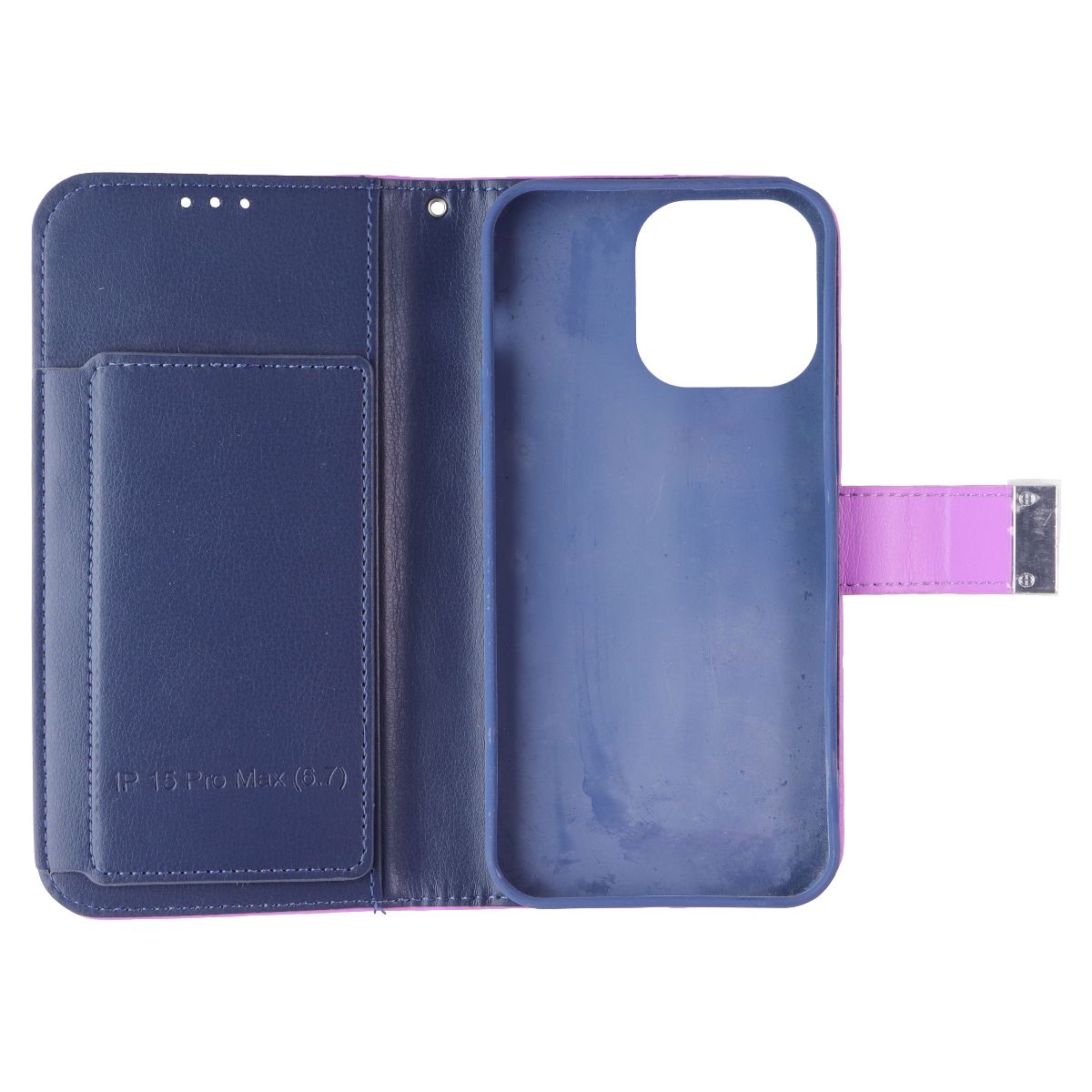 MyBat Pro MyJacket Xtra Series Wallet Case for Apple iPhone 15 Pro Max - Purple Cell Phone - Cases, Covers & Skins MyBat Pro - Simple Cell Bulk Wholesale Pricing - USA Seller