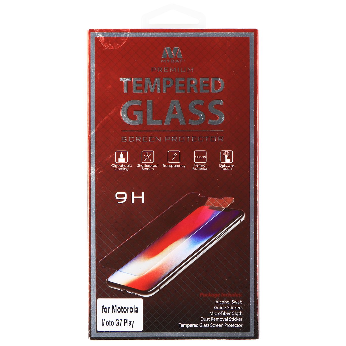 MyBat Premium Tempered Glass Screen Protector for Motorola Moto G7 Play - Clear Cell Phone - Screen Protectors MyBat - Simple Cell Bulk Wholesale Pricing - USA Seller