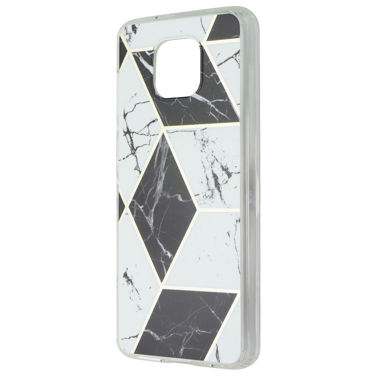 Mybat Fusion Series Case for Motorola Moto G Power (2021) - Black/White Marble Cell Phone - Cases, Covers & Skins MyBat - Simple Cell Bulk Wholesale Pricing - USA Seller