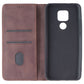 MyBat Pro Executive Series Case for Motorola Moto G Play (2021) - Brown Leather Cell Phone - Cases, Covers & Skins MyBat Pro - Simple Cell Bulk Wholesale Pricing - USA Seller