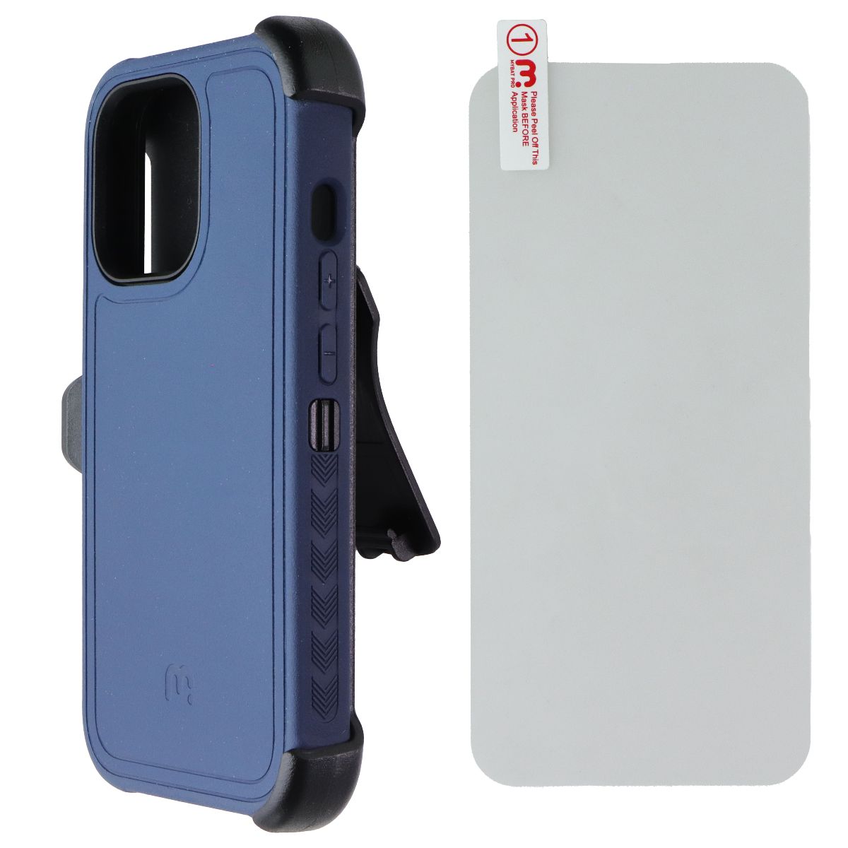 Mybat Pro Maverick Series Case + Holster for MagSafe for iPhone 13 Pro - Blue Cell Phone - Cases, Covers & Skins MyBat Pro - Simple Cell Bulk Wholesale Pricing - USA Seller